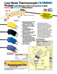 Thumbnail of document Data Sheet - GJMQIN Low Noise Thermocouple Probes w/Miniature Connectors